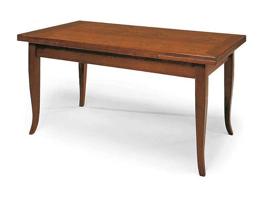 Table à rallonge en bois finition noyer 160x85 - 240x85 cm - SANTO SPIRITO