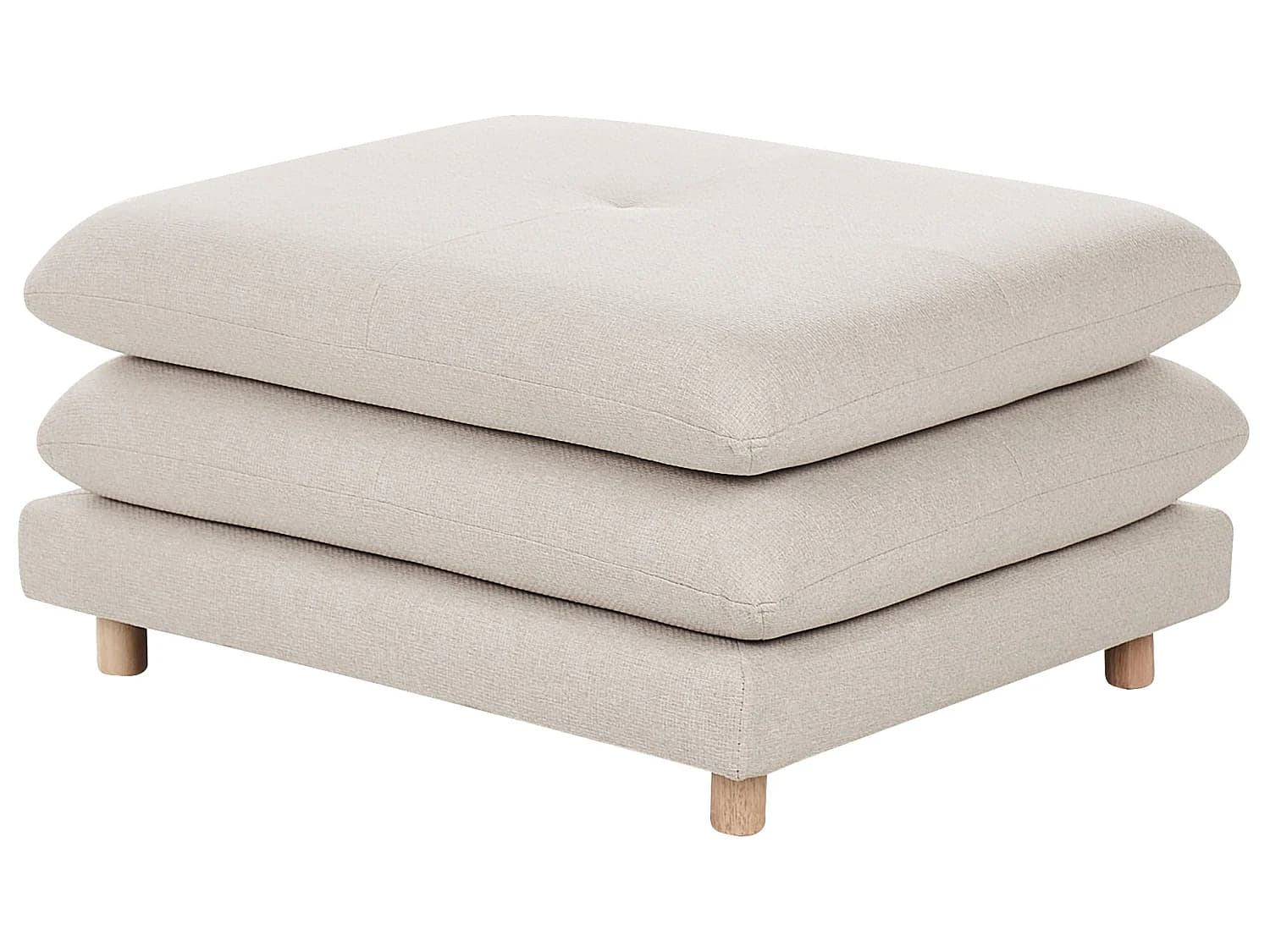 Ottoman HEDEN Tissu Beige