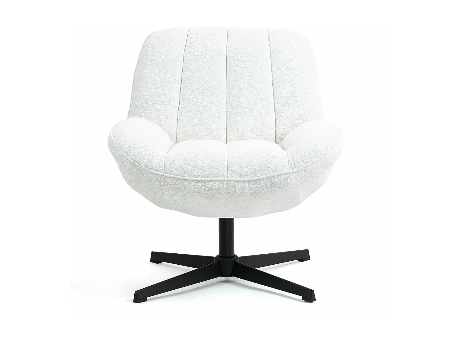 Fauteuil pivotant blanc