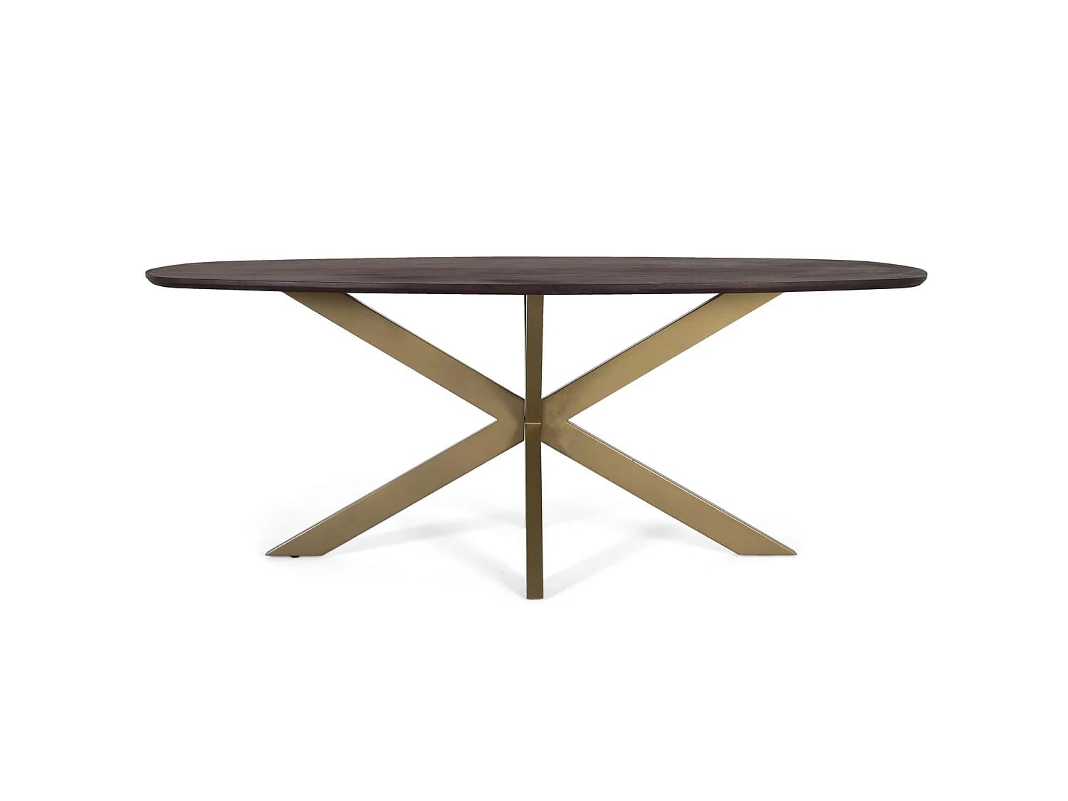 Tables de salle à manger en bois d'acacia 200 cm, style rustique moderne - 76 x 200 x 100