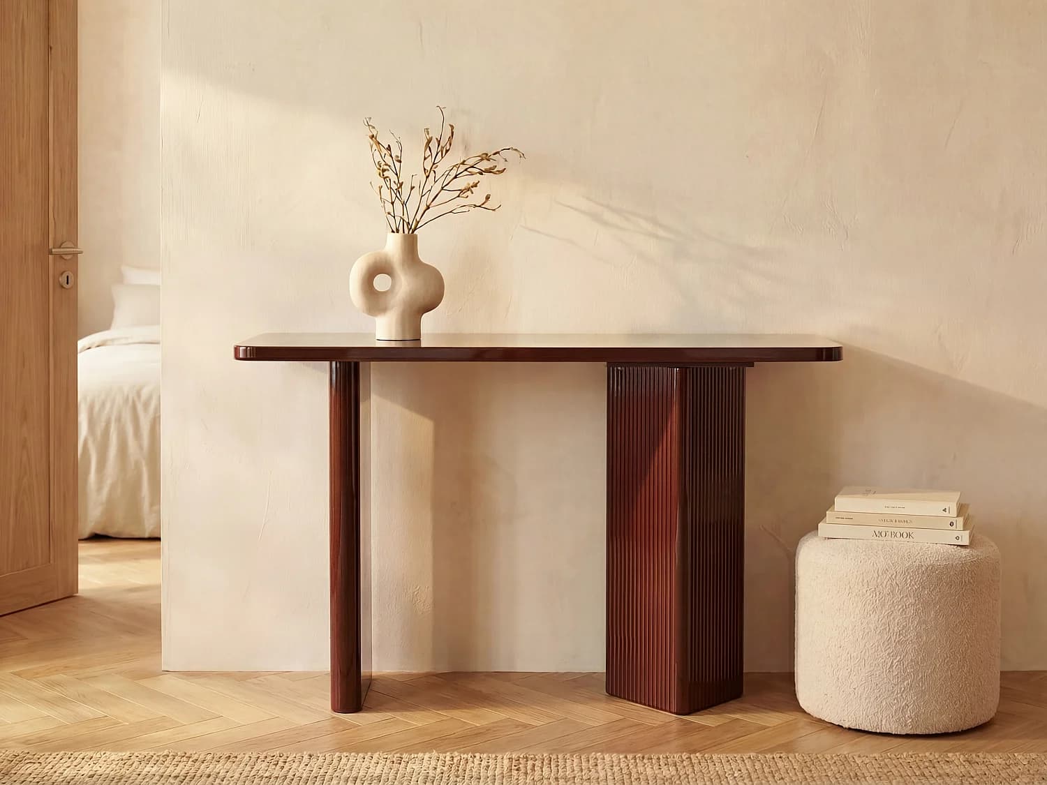Console en MDF - Bordeaux - KAVELINE