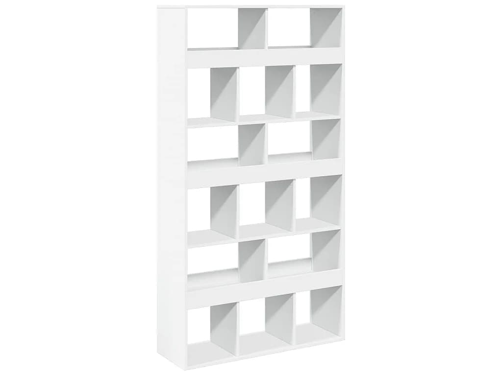 Bibliothèque blanc 100x33x187,5 cm bois d'ingénierie