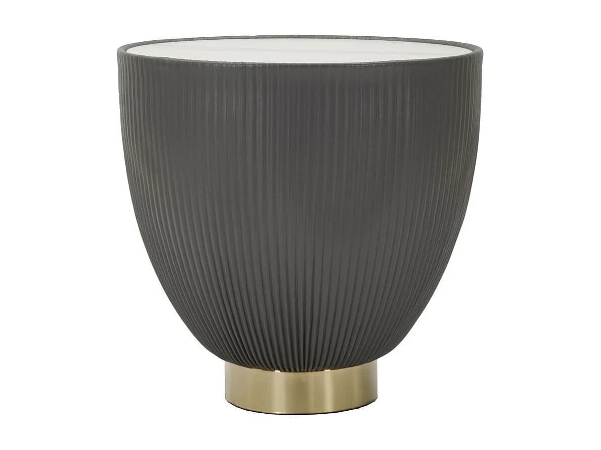 Table Basse Design "Elge" 46cm Gris