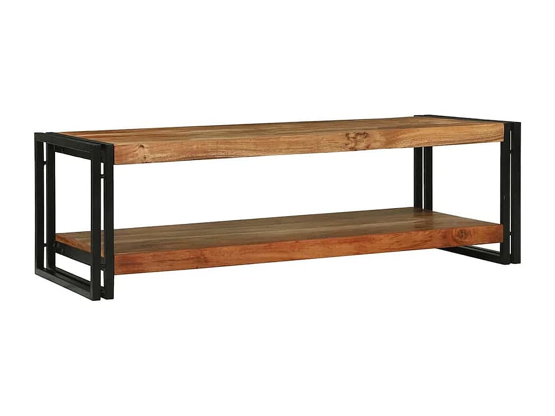 Table basse Marron 120 x 50 x 38 cm Bois d'Acacia Massif