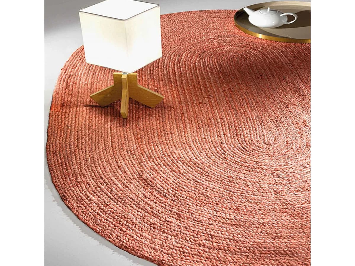 Tapis en jute tissé motif uni NATIVE