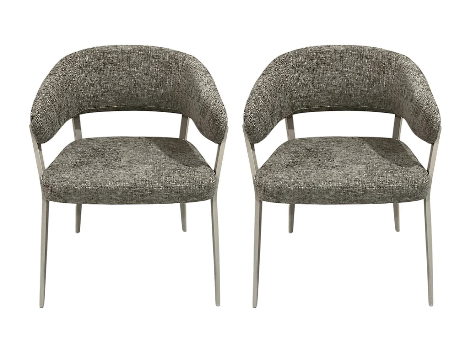 Lot de 2 Fauteuils - HOME DECO FACTORY - Emilia - Confort - Marron