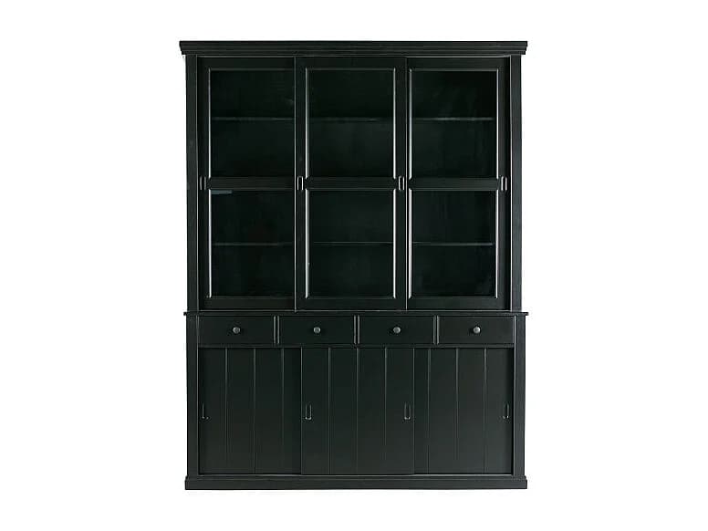 Grand vaisselier vitré en bois ROSS