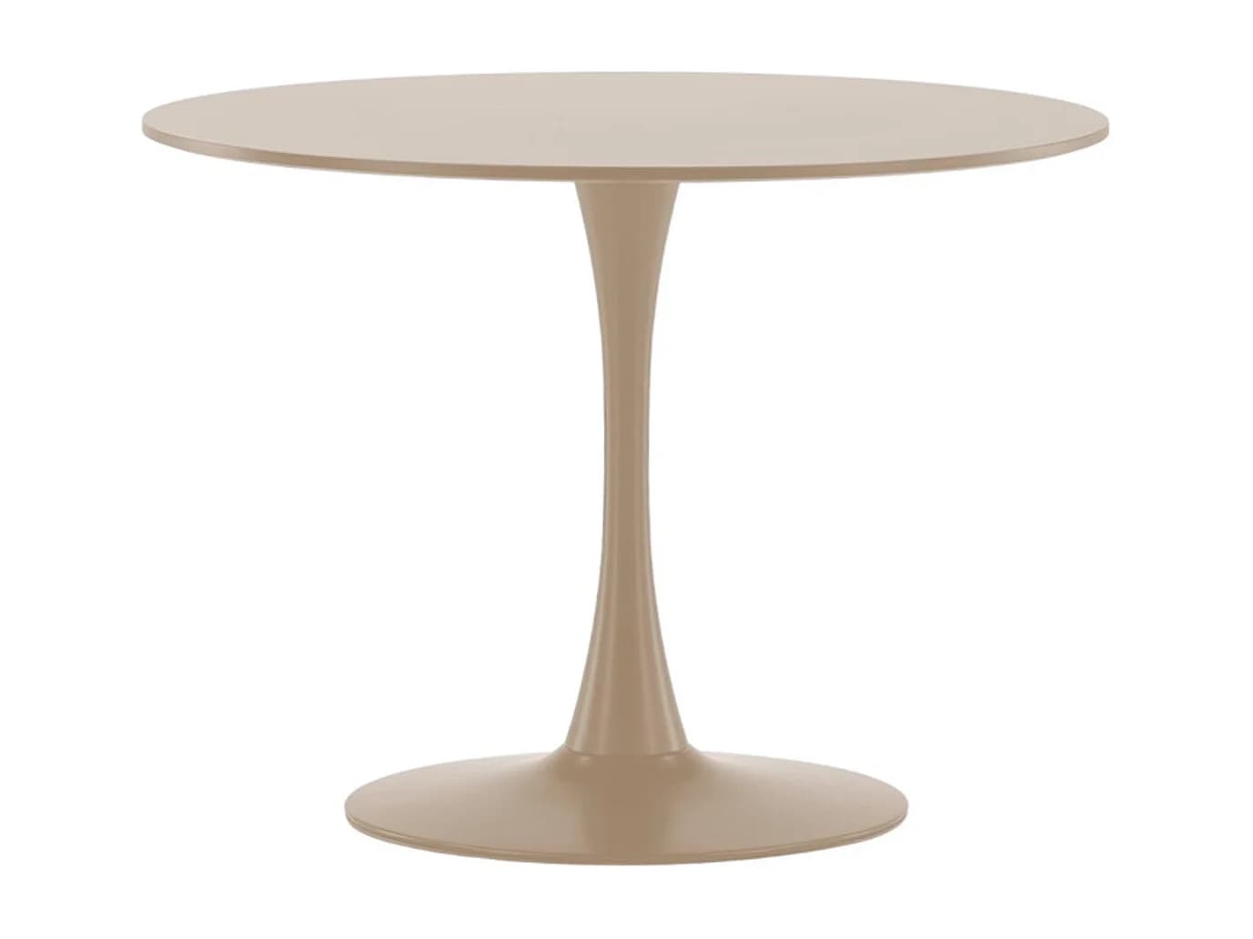 Table à Manger Ronde "Glade" 100cm Beige