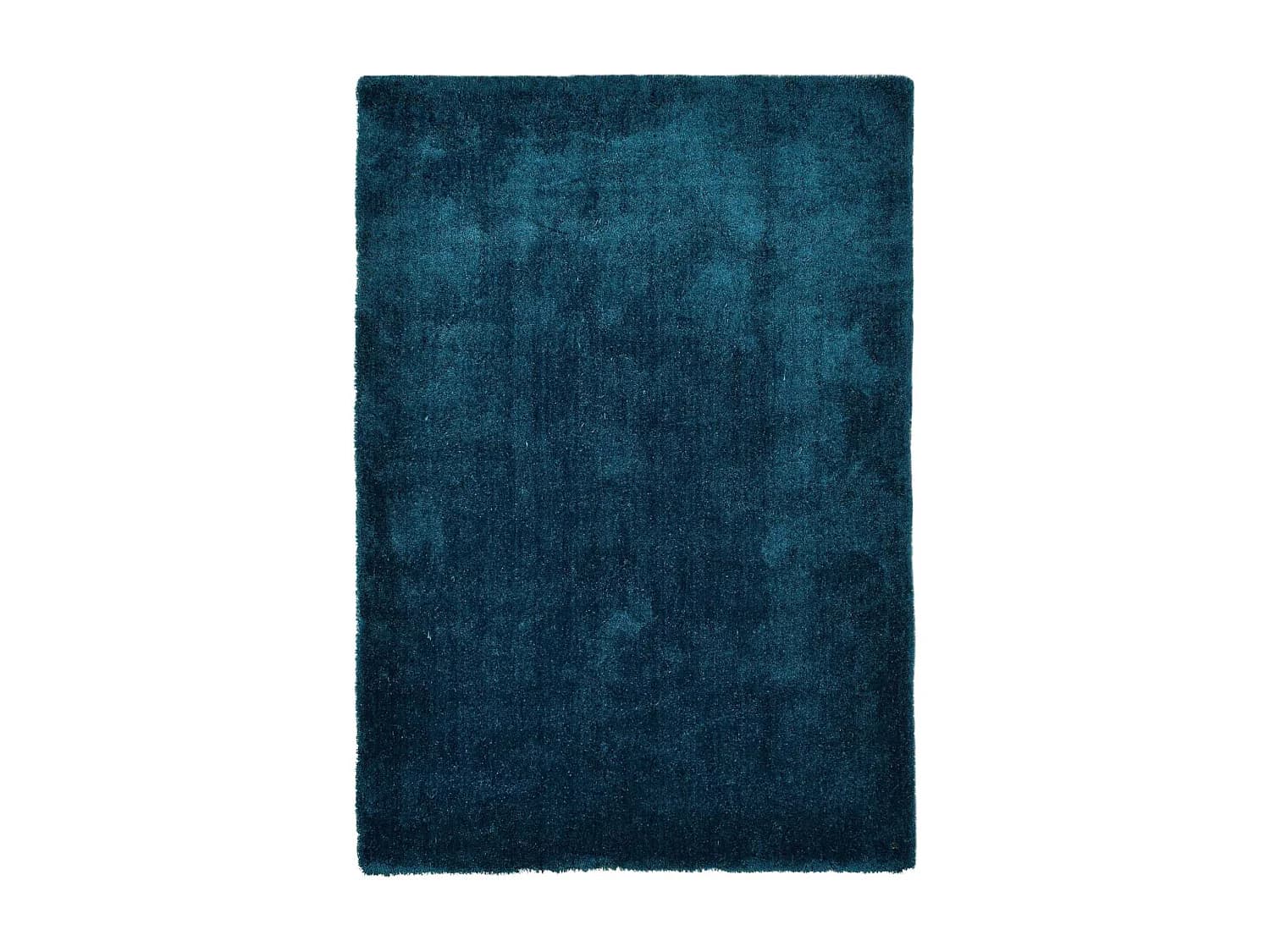 Tapis Shaggy tufté à la main 65x135 cm pétrole Cozy