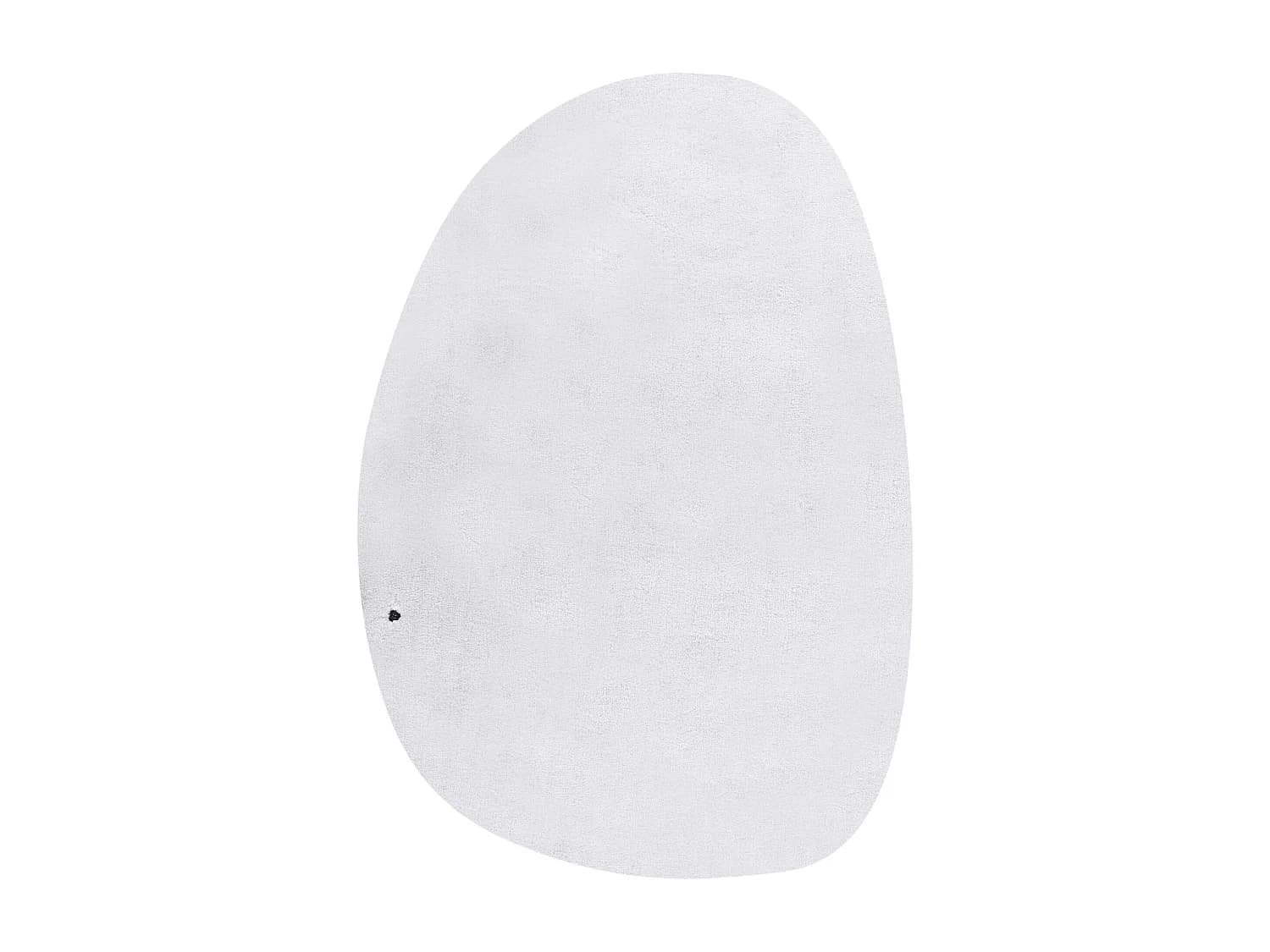 Tapis Shaggy tufté à la main 135x200 cm blanc Cozy