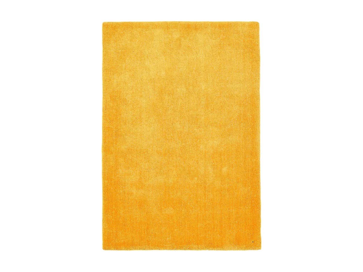 Tapis Shaggy tufté à la main 65x135 cm or Cozy