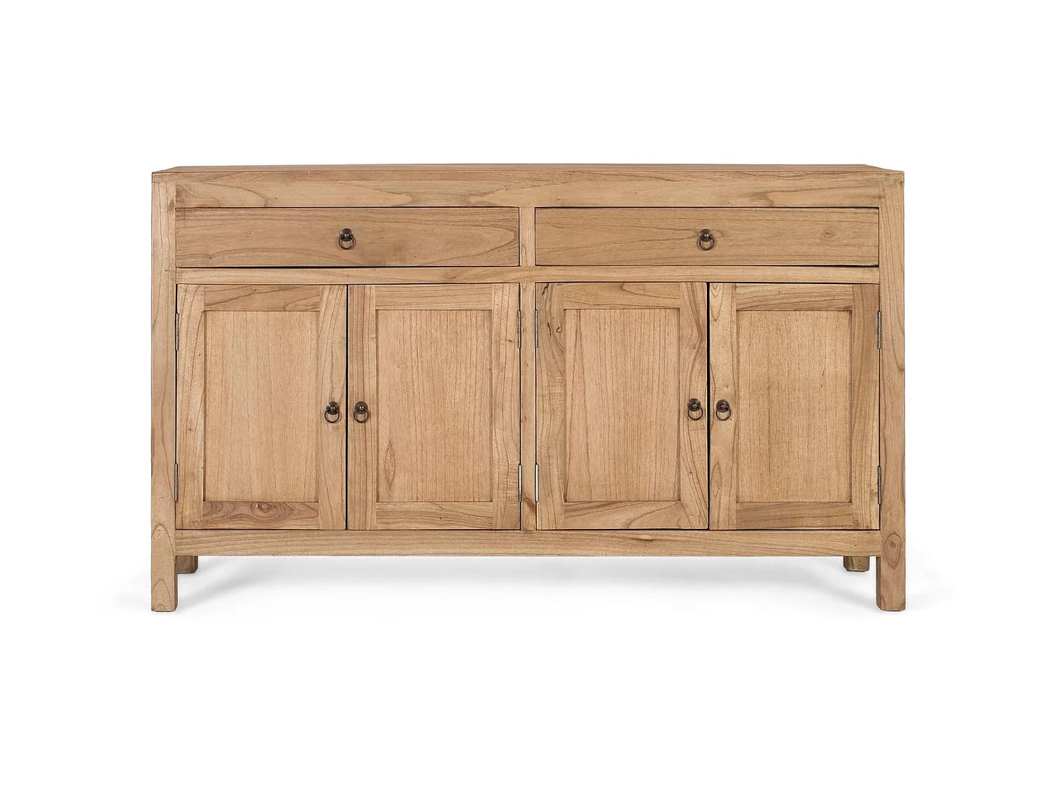 Buffet en bois de mindi de style rustique moderne - 82 x 140 x 40