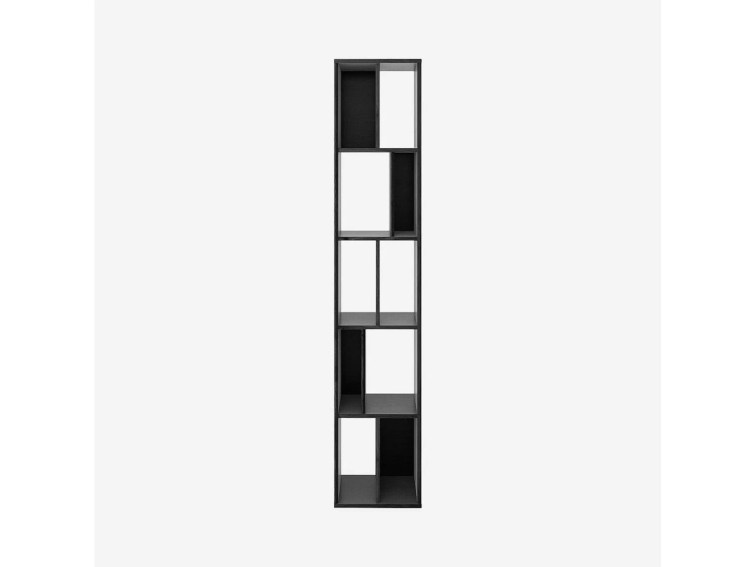 Habitat - Bibliothèque en frêne 38 x 195 cm - Noir - Design by Hélèna Pille - Will