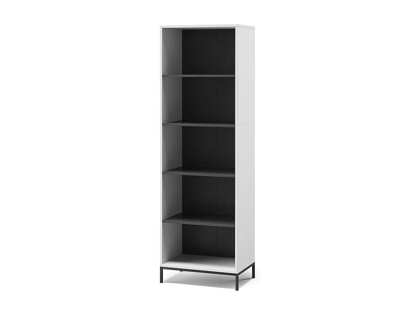Bibliothèque blanc 60x40x180 eliza