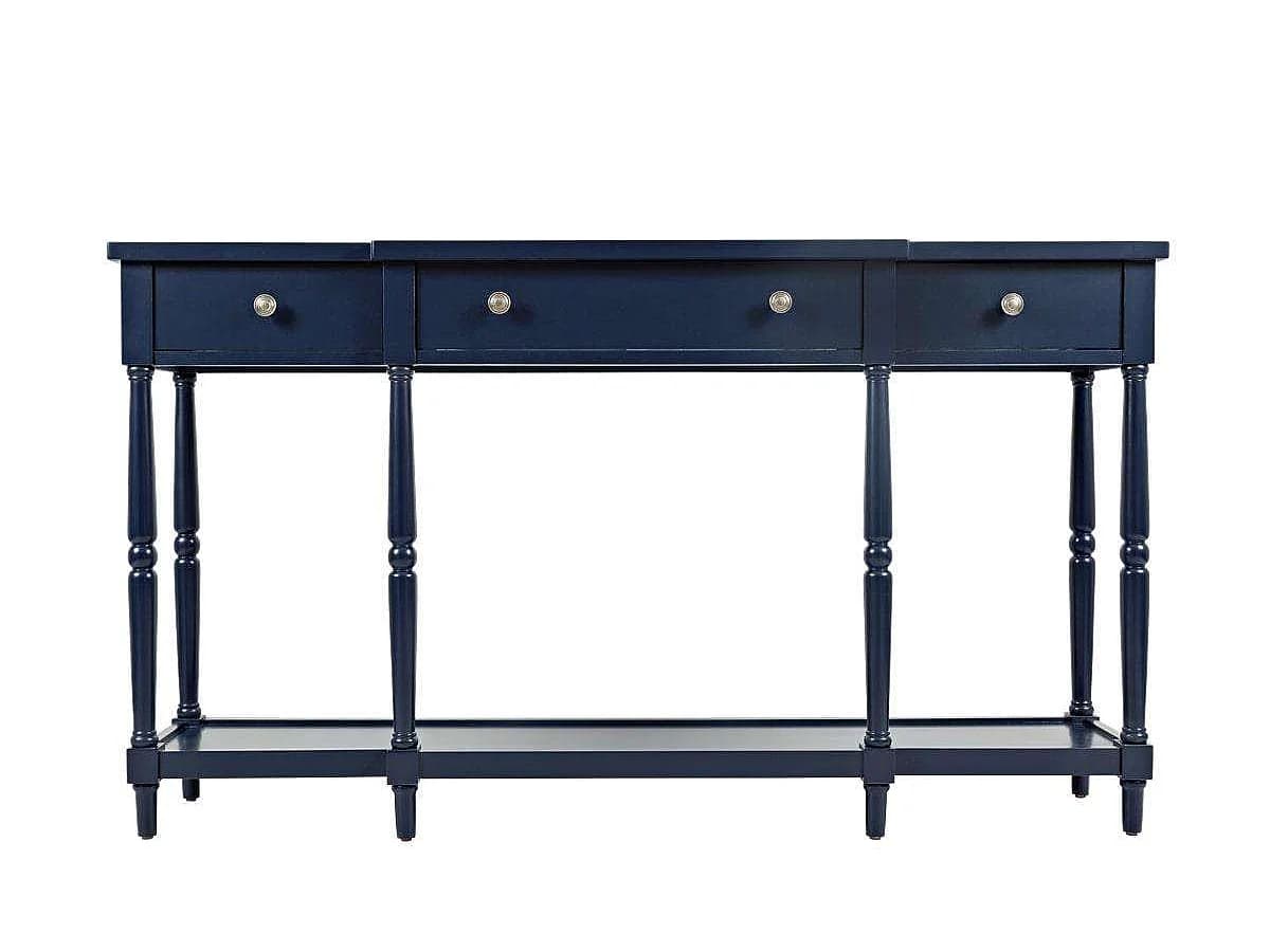 Console 152,5x86,5x35,5 cm bleu foncé Avola AV1633-60