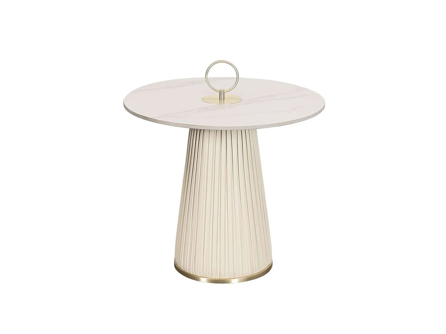 Table basse 60x50x60 cm blanche Modig M73