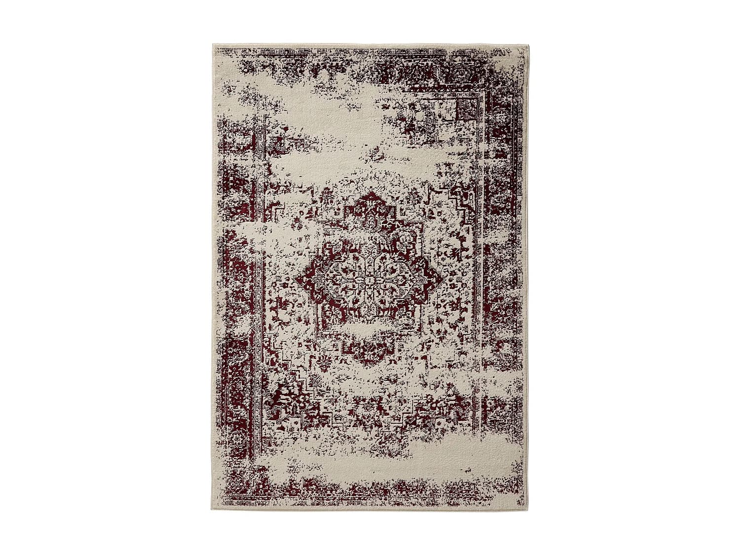 Tapis Suki Crème/Rouge 200x300 cm