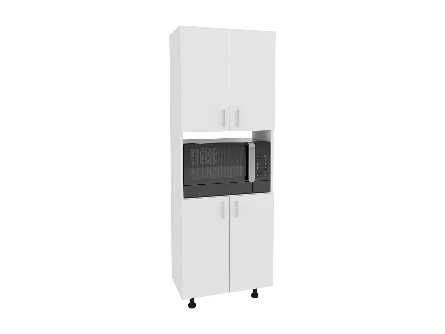Meuble de cuisine haaus Arno, 4 portes, blanc, 56 x 30 x 161 cm