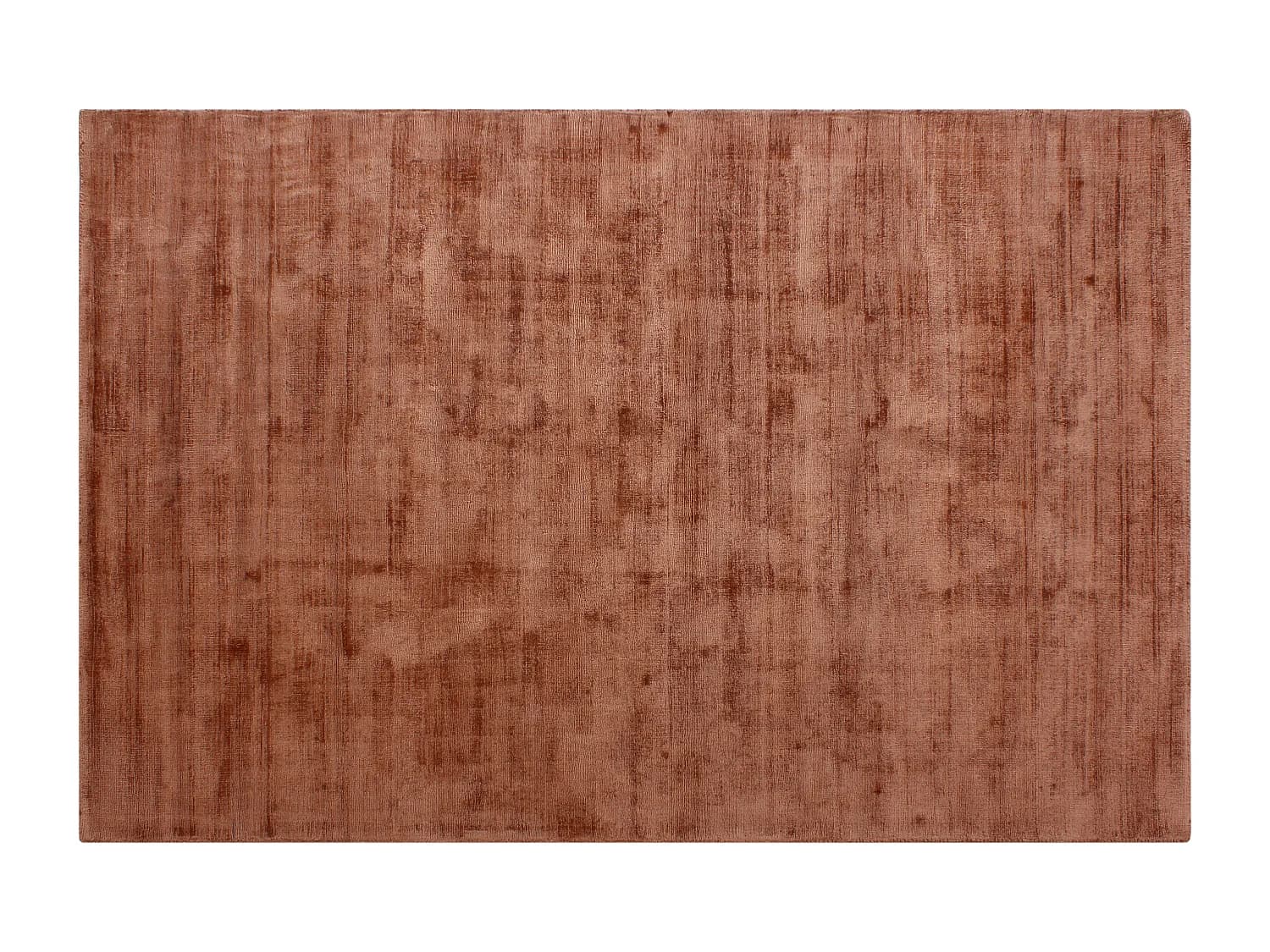 Tapis en viscose tissé à la main - 160 x 230 cm - Terracotta - 1800g/m² - MOLINI