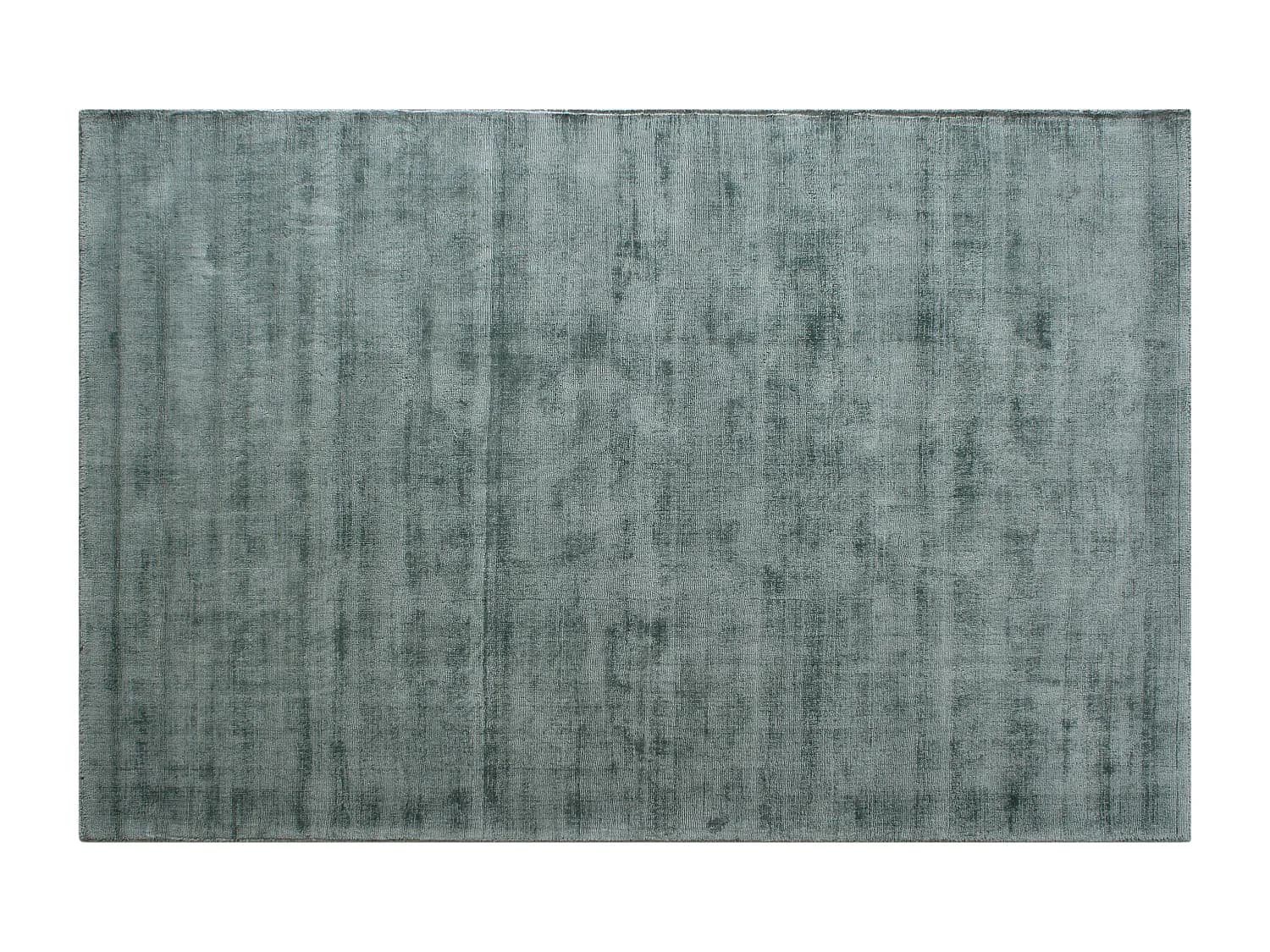Tapis en viscose tissé à la main - 160 x 230 cm - Gris bleu - 1800g/m² - MOLINI