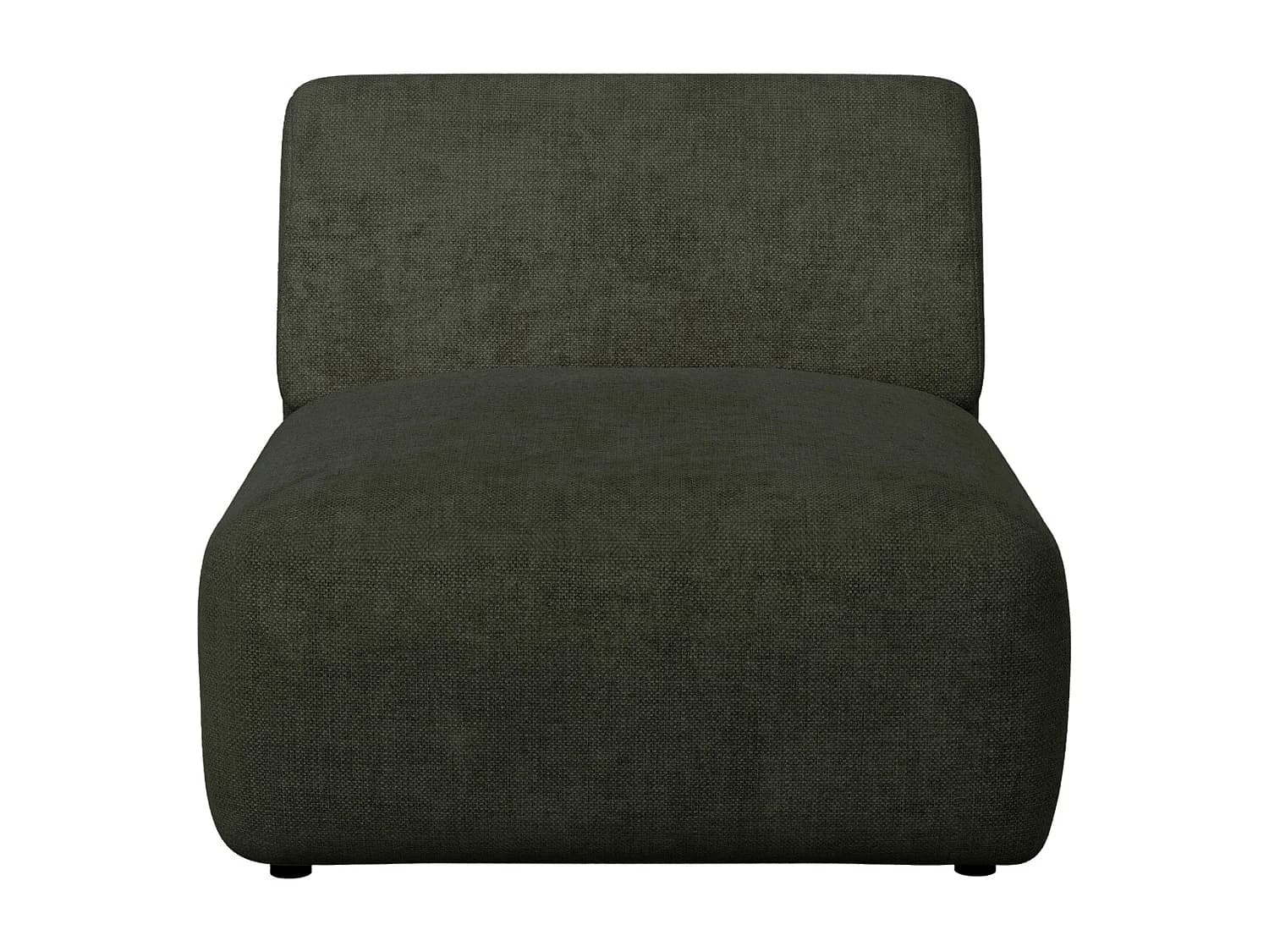 Module fauteuil en tissu vert POGNI de Maison Céphy