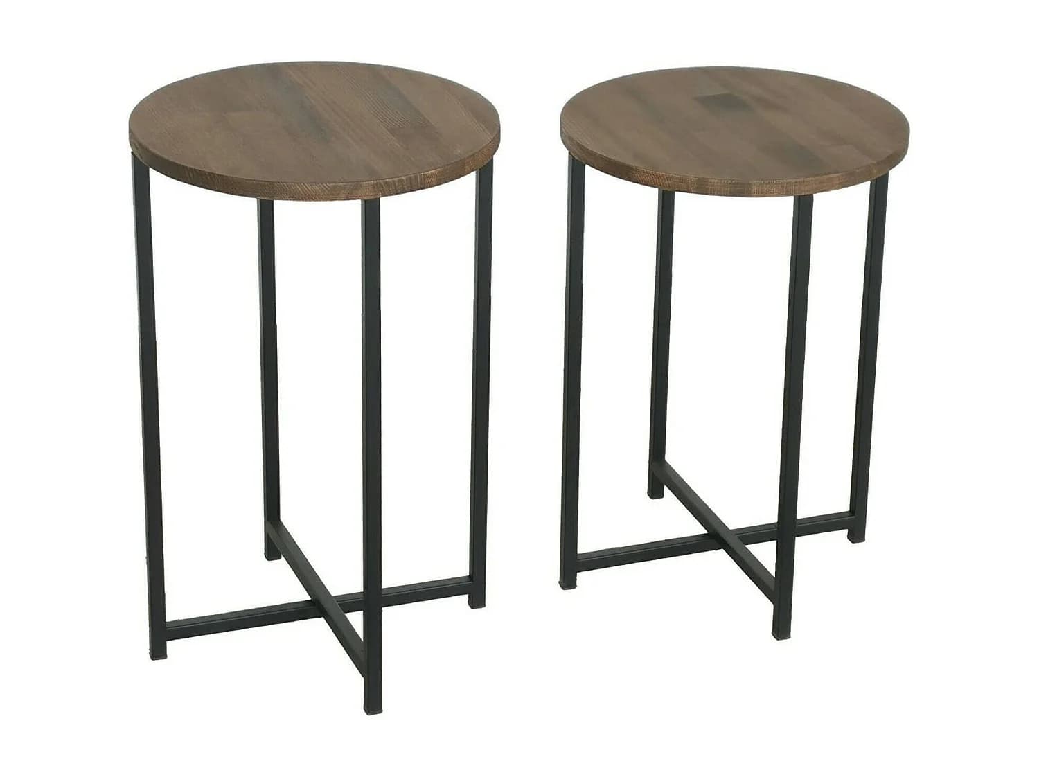Table basse Furud, Table basse, Porte-revues pour canapé, Etagère de salon, 70x35h55 cm, Noyer