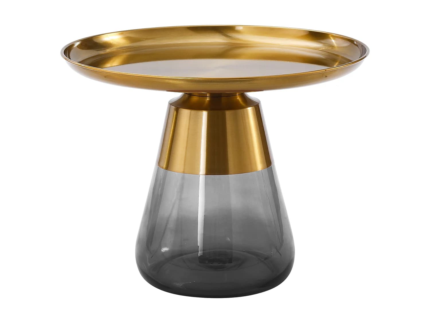Table basse TIFFANY A en or/gris