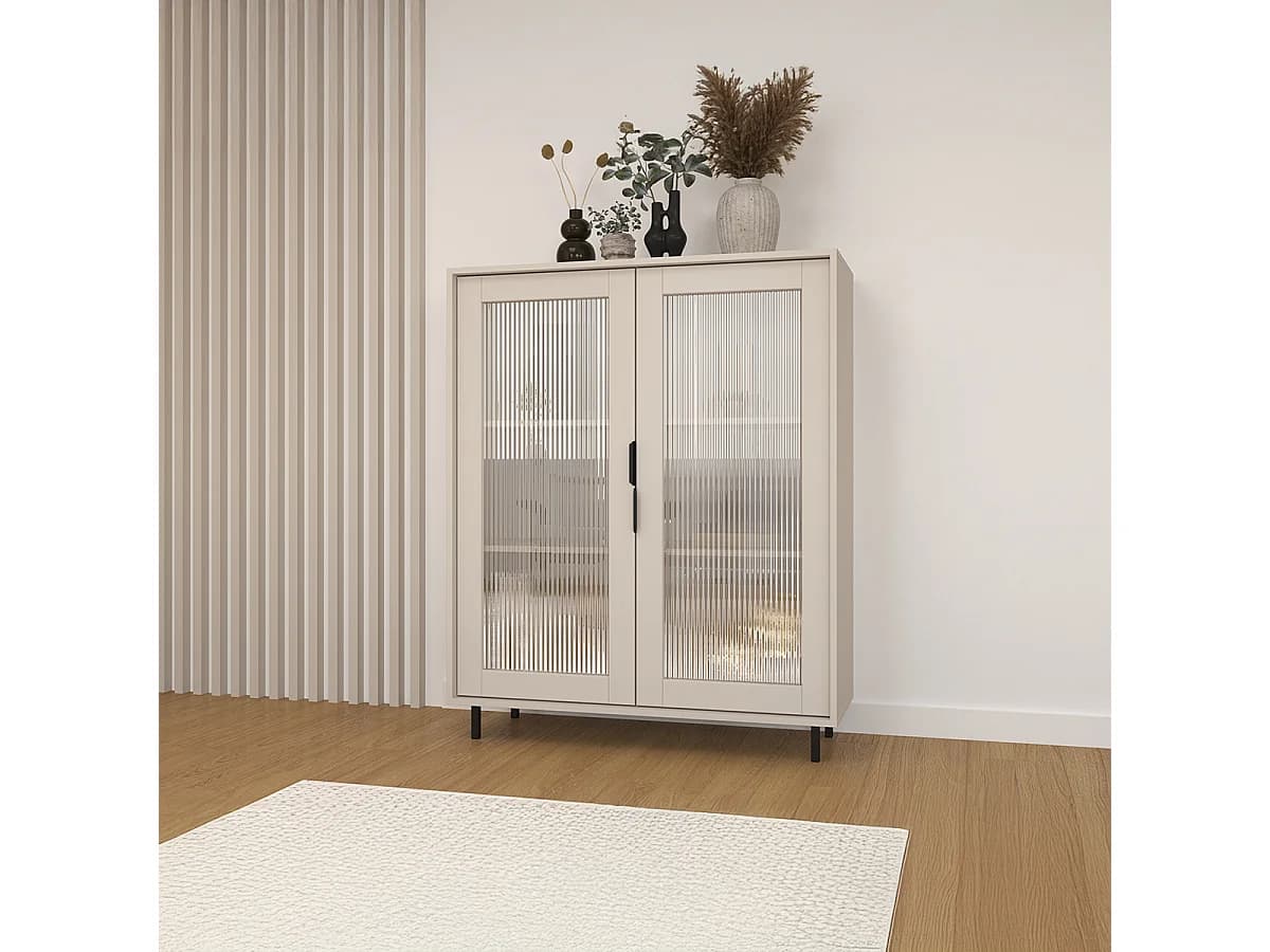 Vaisselier 2 portes Soly Cachemire