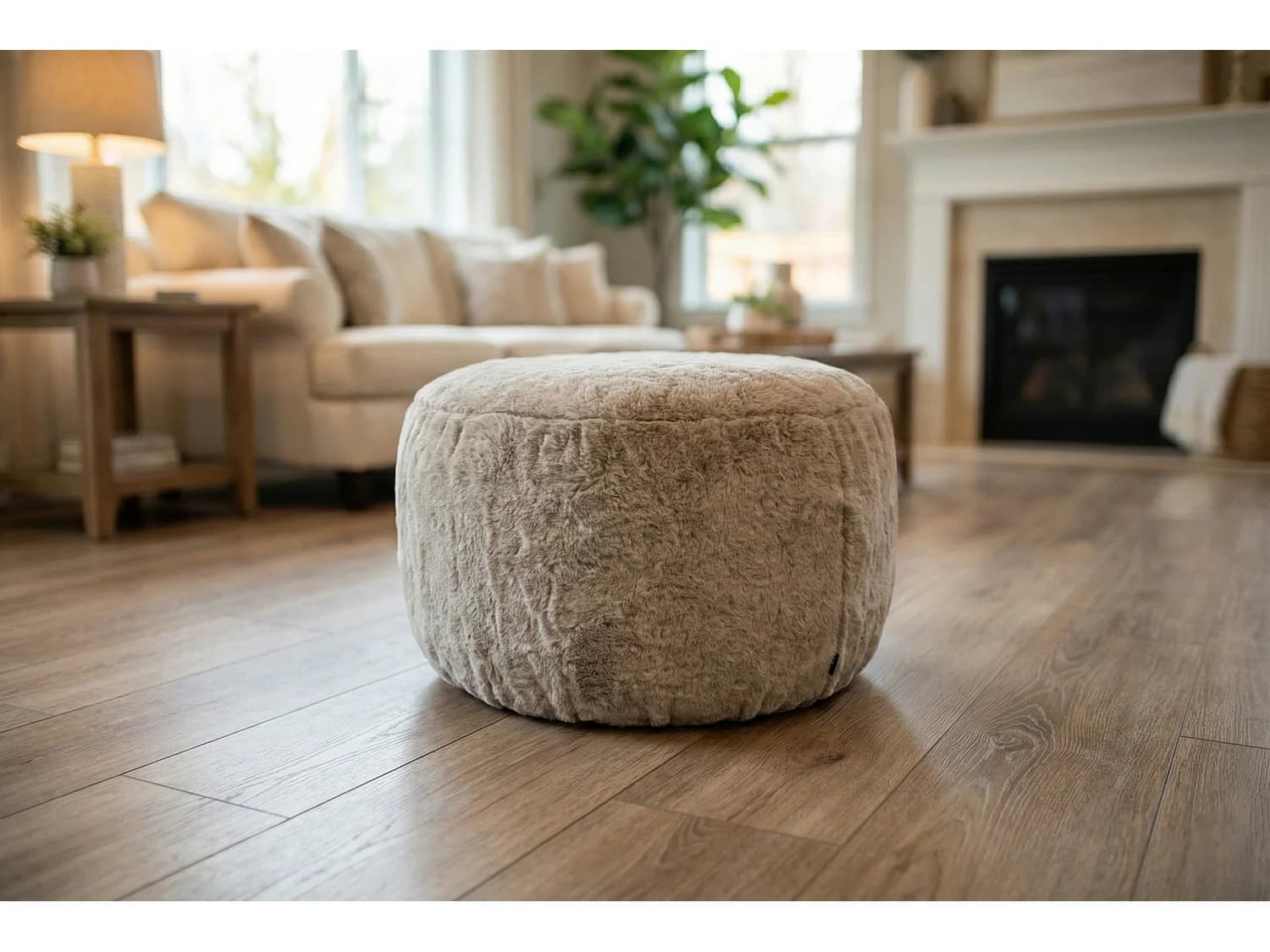 Pouf BOHO M – effet cloud, pouf décoratif ultra doux, confort cocooning premium