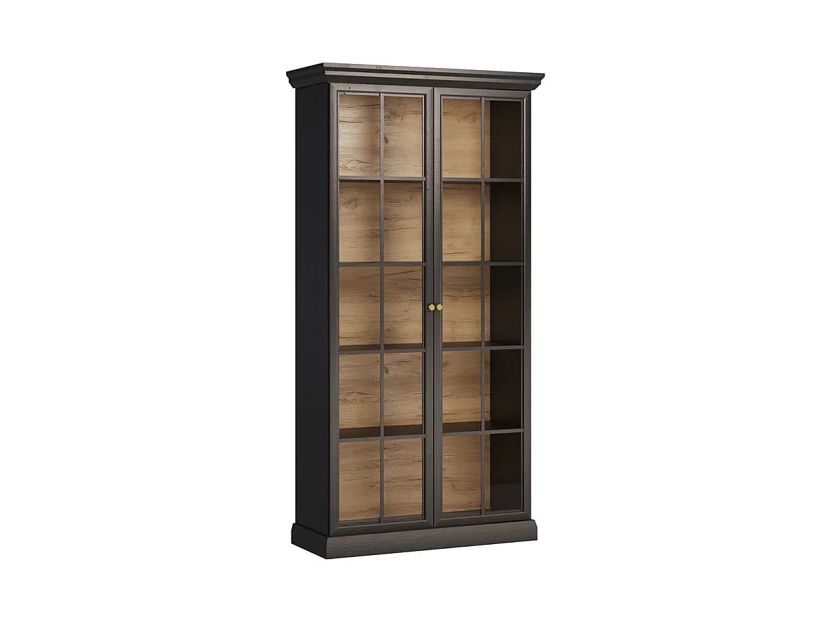 Vaisselier 2 portes Toja Bois anthracite