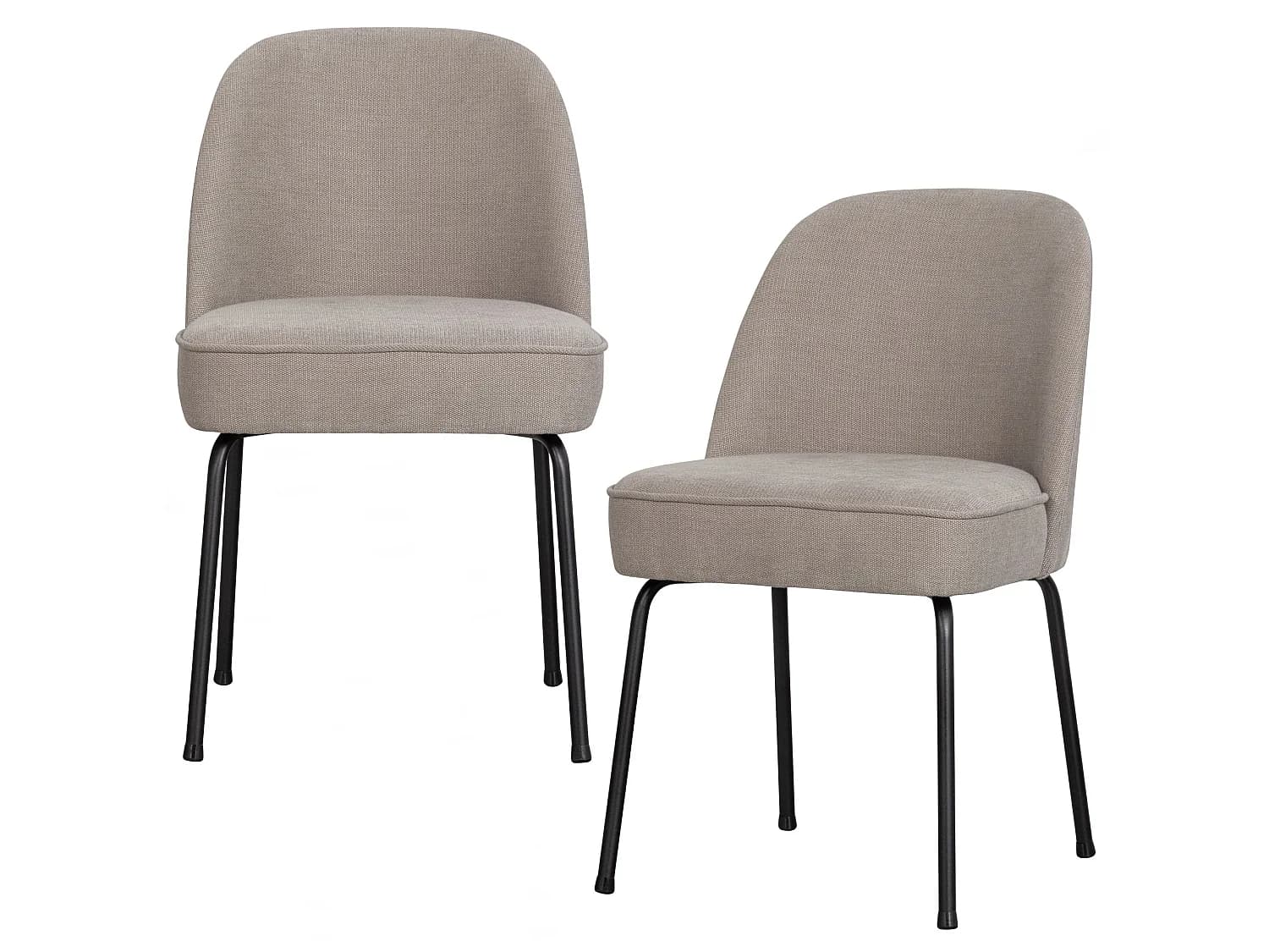 Chaises de table en tissu VOGUE