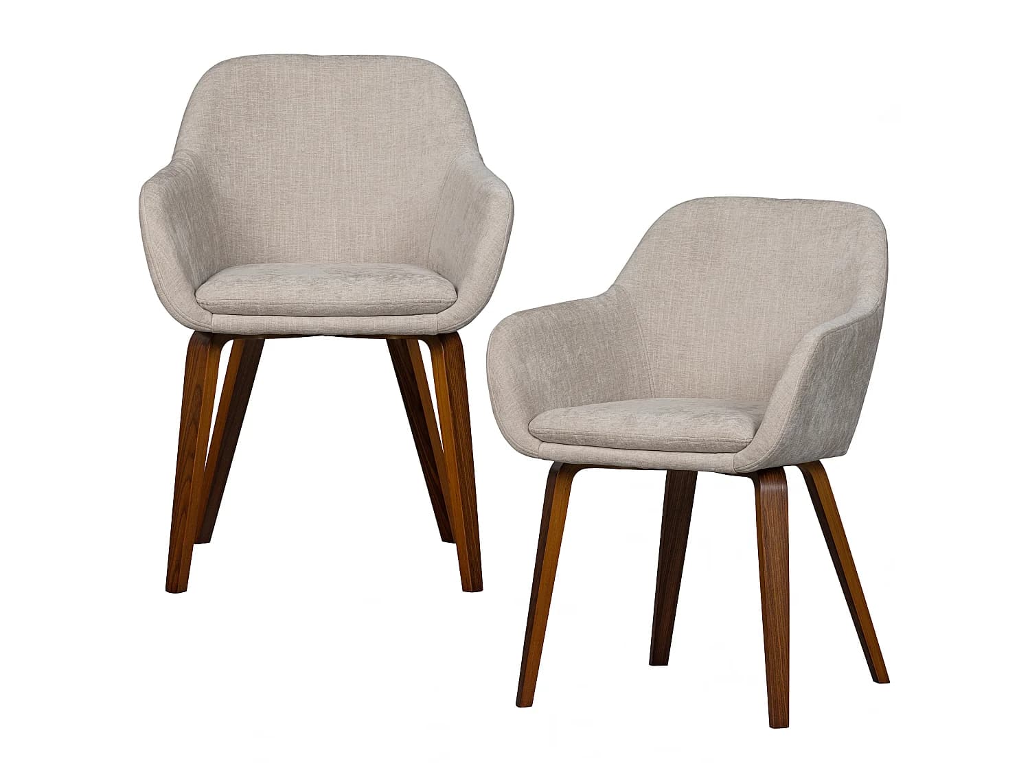 Chaises de table velours BASE