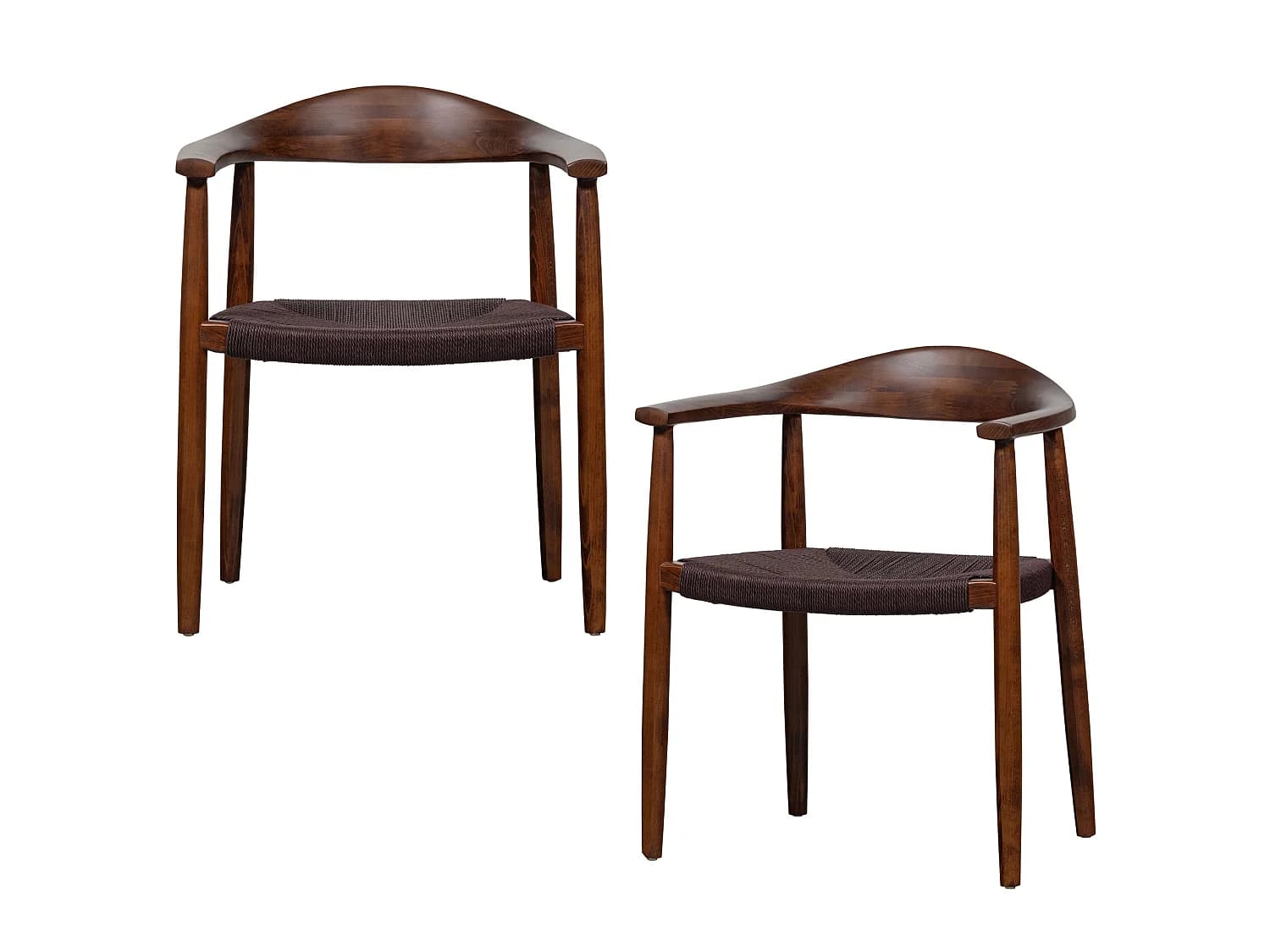Lot de 2 chaises de table en hêtre EMBRACE