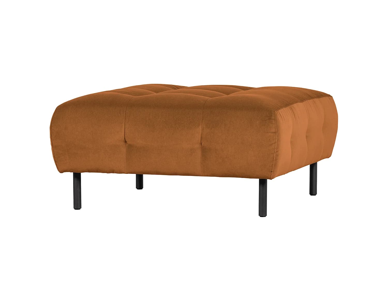 Pouf en velours LLOYD
