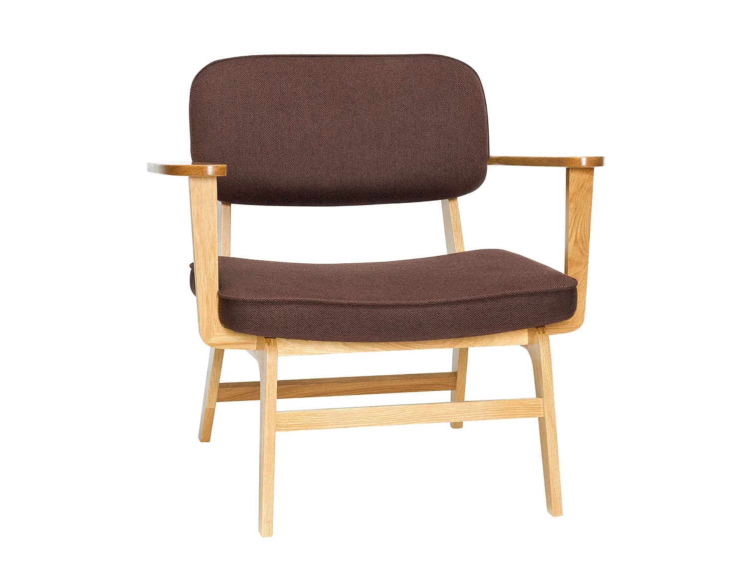 Hübsch Fauteuil Haze Chêne Brun foncé