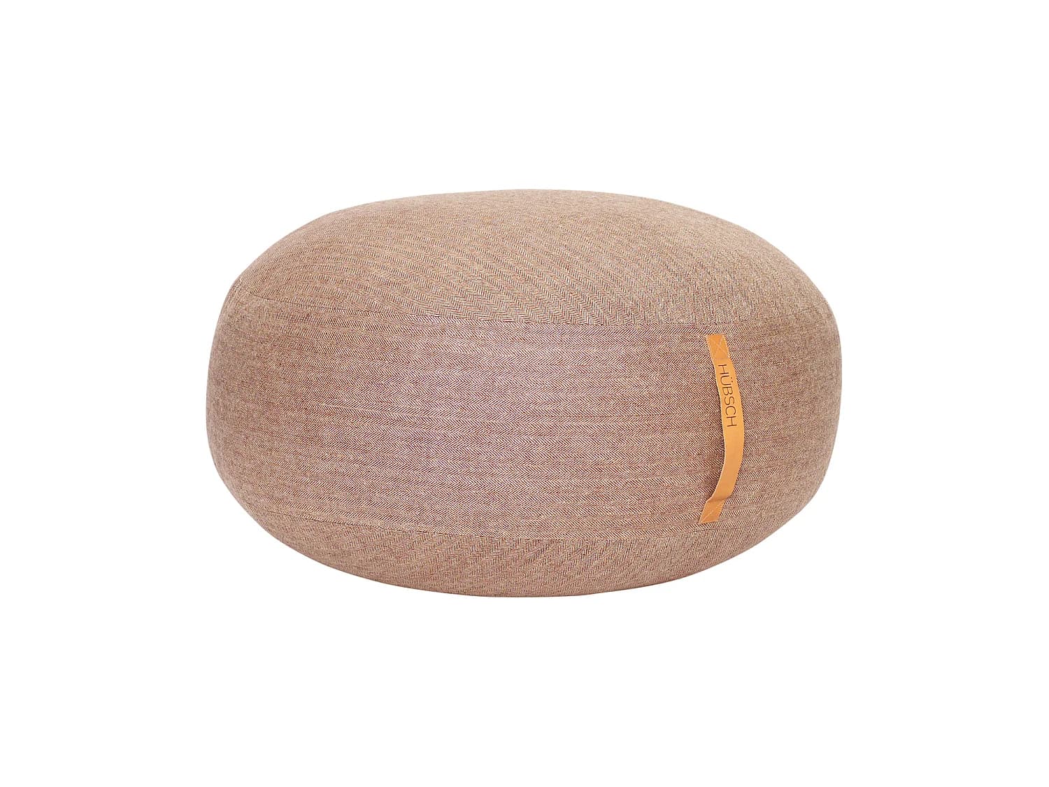 Hübsch Pouf Ø70 Bois Marron MOCHI