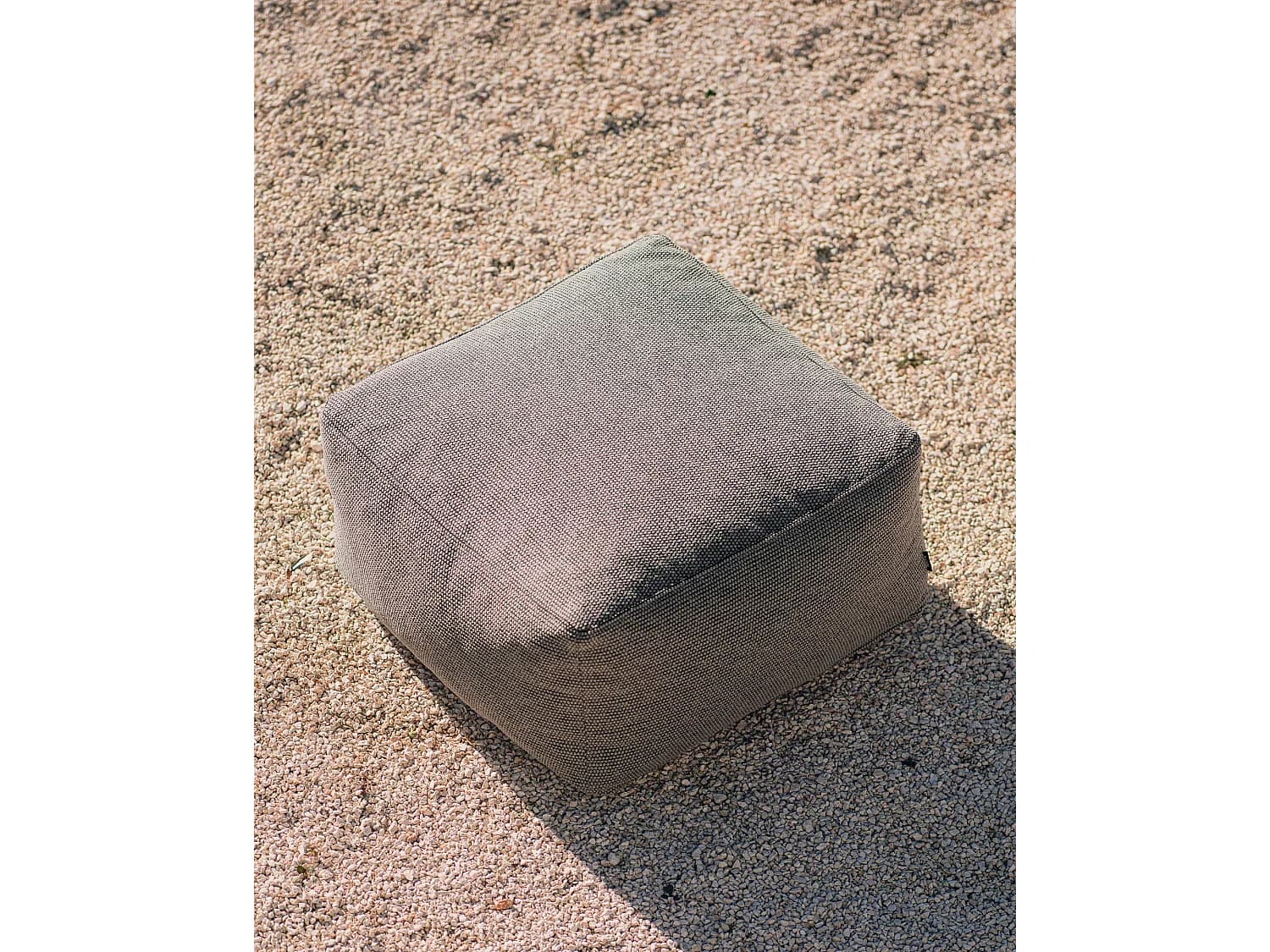 Pouf d'extérieur Keno - pouf moderne sans cadre, polyester 100%