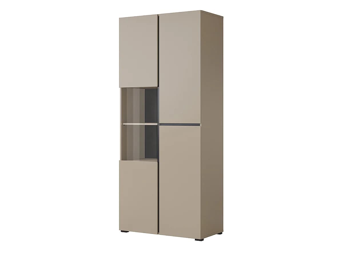 Vaisselier 2 portes Lilia Taupe