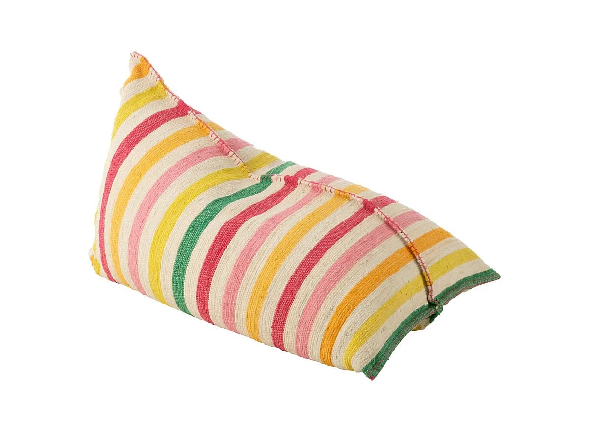 Pouf en Coton "Cocoon" 150cm Multicolore