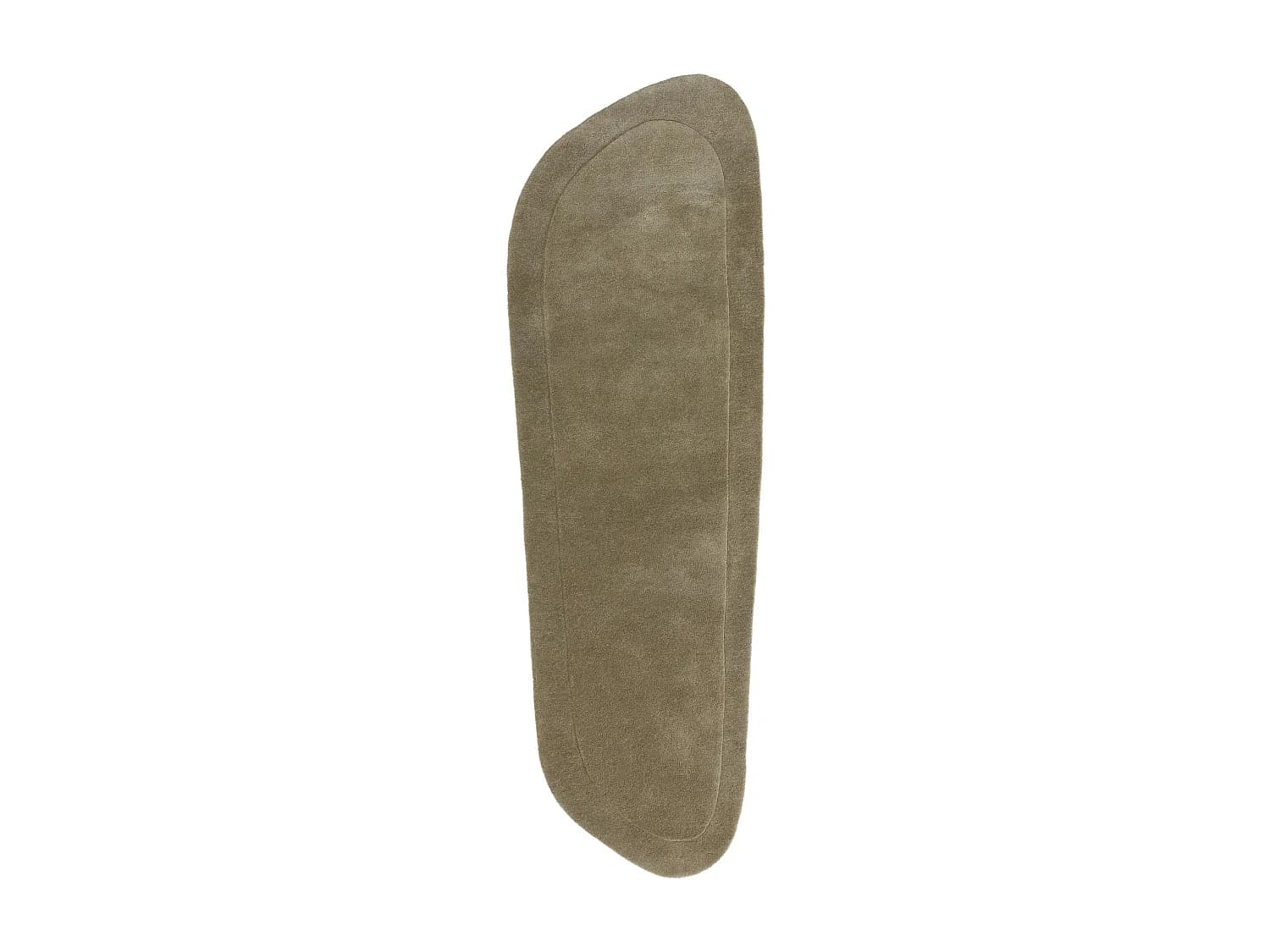 Tapis de laine Shape Vert clair 80x250 cm