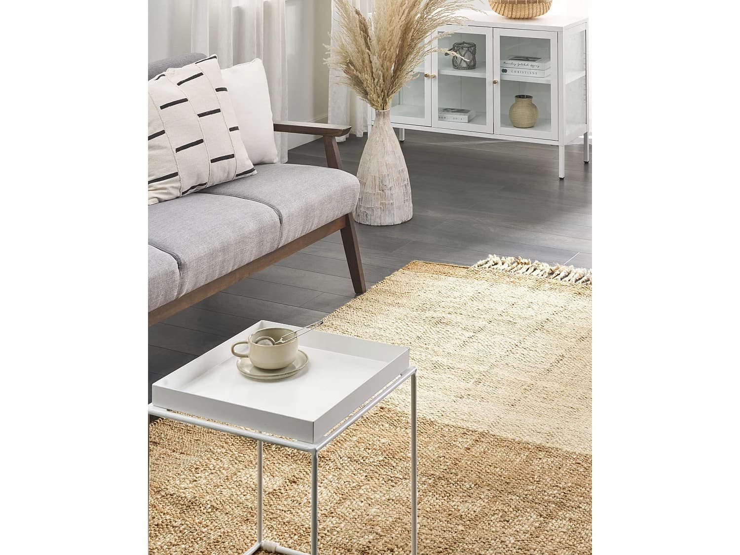 Tapis KARKIN 160 x 230 cm Jute Beige
