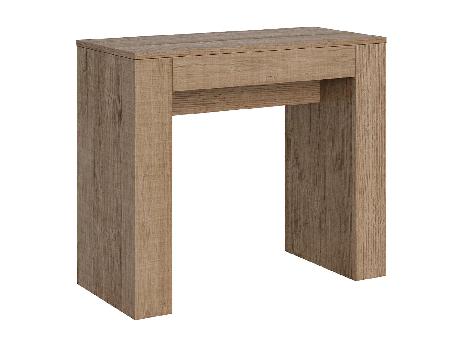 Console extensible 90x42/302 cm Modem Chêne Nature