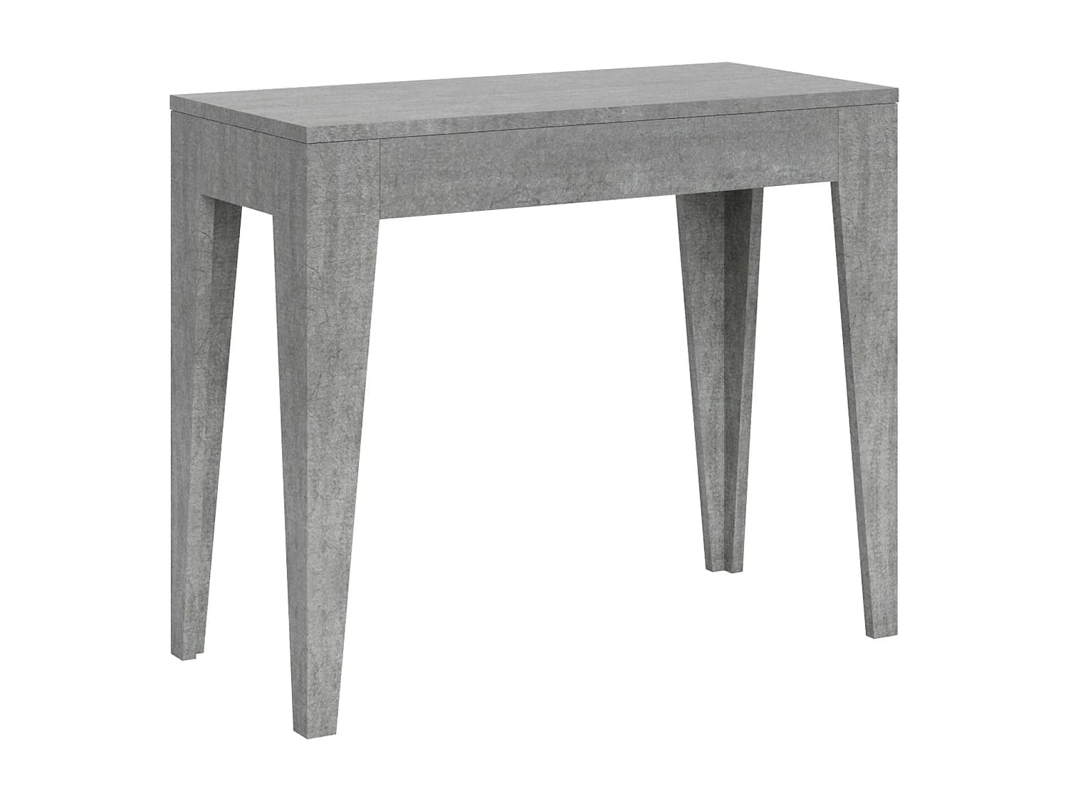 Console extensible 90x42/302 cm Isotta gris béton