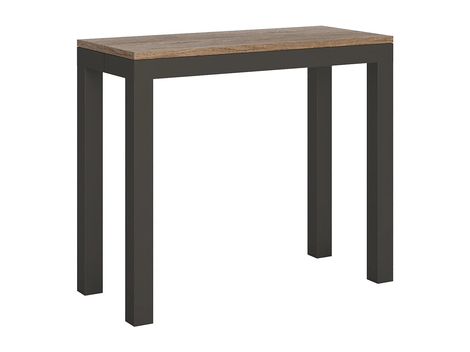 Console extensible 90x40/300 cm Everyday Evolution chêne nature cadre anthracite