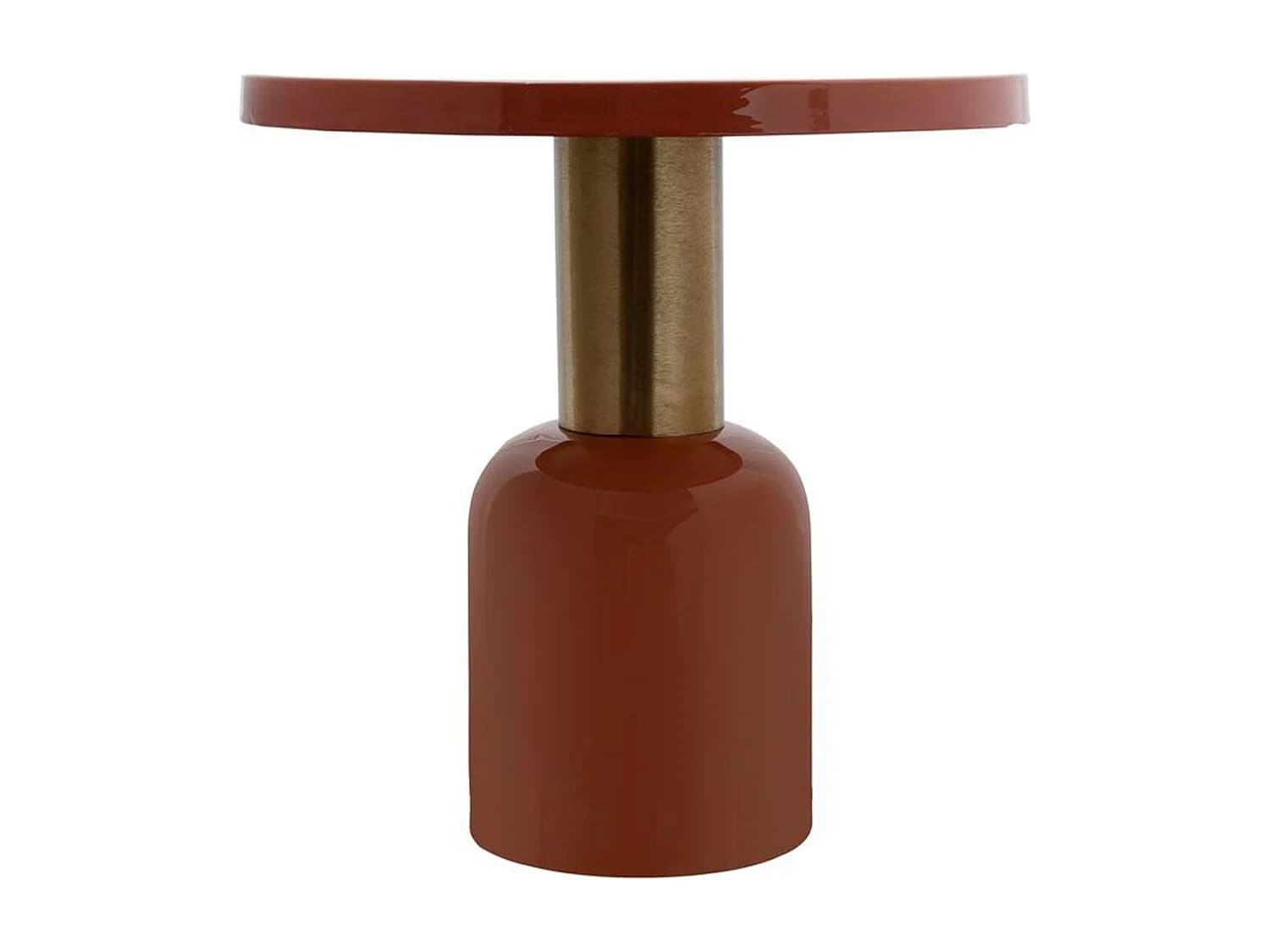 Table d'Appoint Ronde "Clémence" 50cm Corail