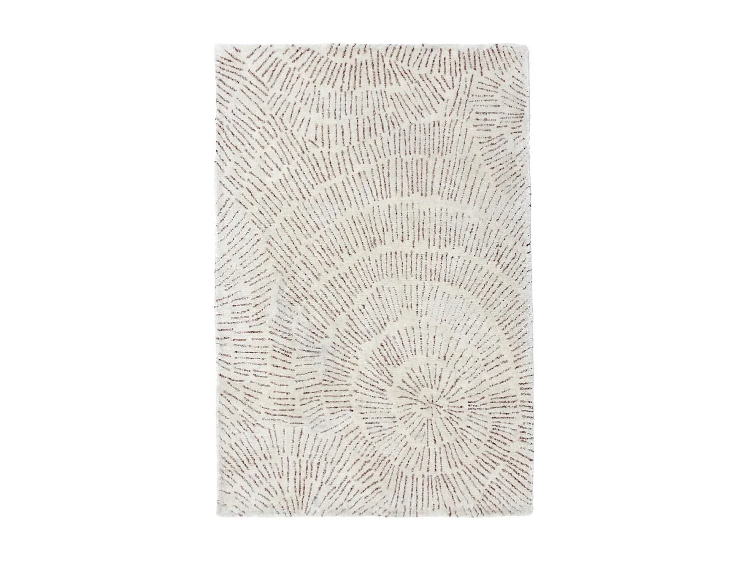 Tapis salon et chambre fait à la main en laine motif faux uni